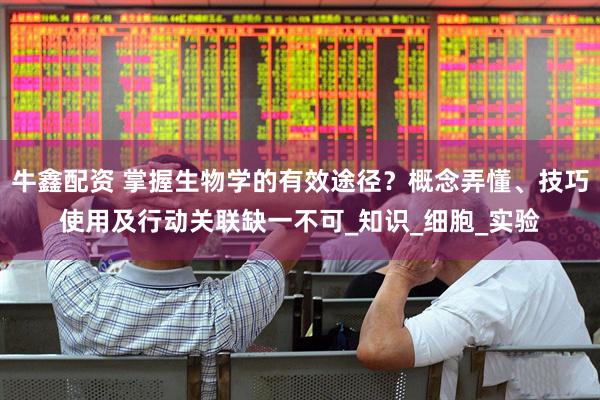 牛鑫配资 掌握生物学的有效途径？概念弄懂、技巧使用及行动关联缺一不可_知识_细胞_实验